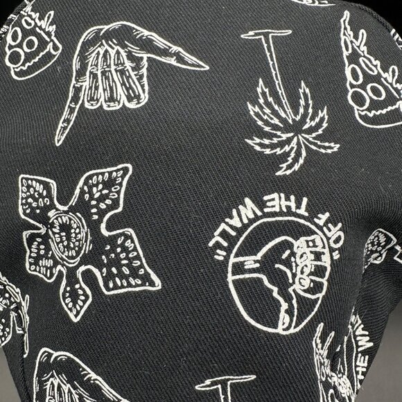 Vans Stranger Things Sketch Pill Box Hat Cap Limited Edition OS Lenticular Patch - Picture 12 of 12